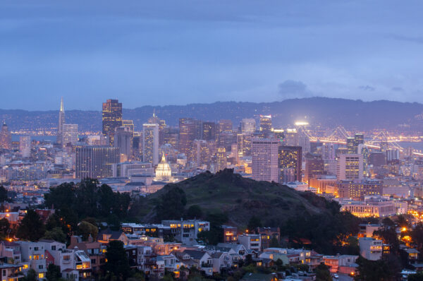 View from Twin Peaks, San Francisco, California