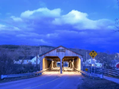 Pulp Mill Covered Bridge, Middlebury, Vermont