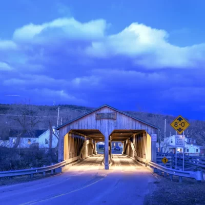 Pulp Mill Covered Bridge, Middlebury, Vermont