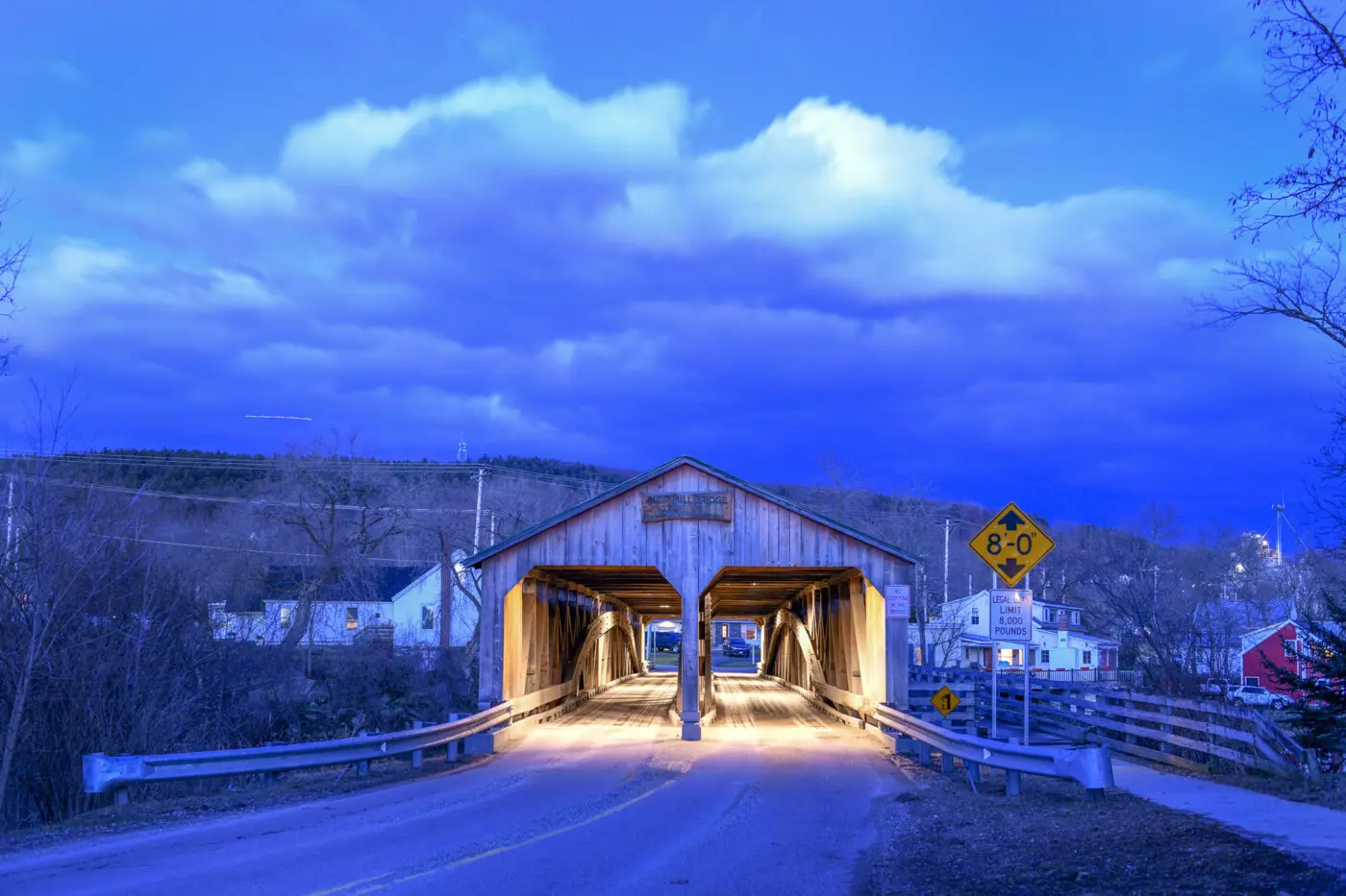 Pulp Mill Covered Bridge, Middlebury, Vermont
