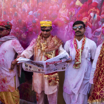 Holi Festival, Nandgaon, India. 2016