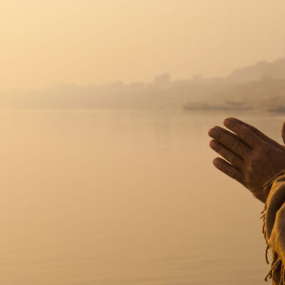 Hands in Prayer, Varanasi, India