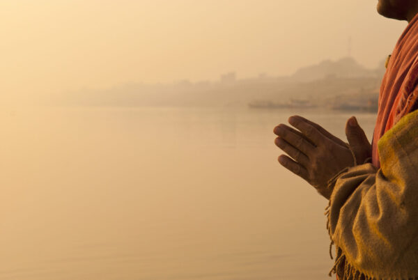 Hands in Prayer, Varanasi, India