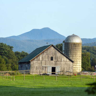 Barn and Camel's Hump, Williston, Vermont