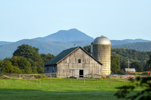 Barn and Camel's Hump, Williston, Vermont