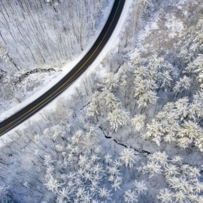 Winter Road, Middlebury, Vermont