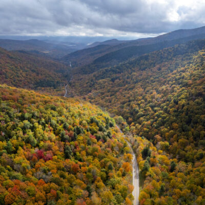 Fall Foliage, Hancock, Vermont, Route 125, Road