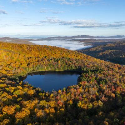 Fall Morning at Lake Pleiad, Hancock, Vermont