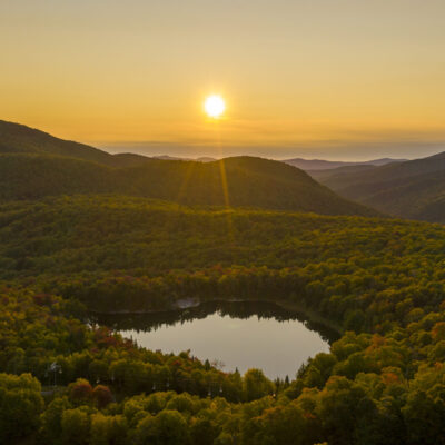 Pleiad Lake Sunrise, Hancock, Vermont