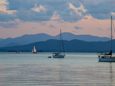 July Sunset, North Beach, Burlington, Vermont