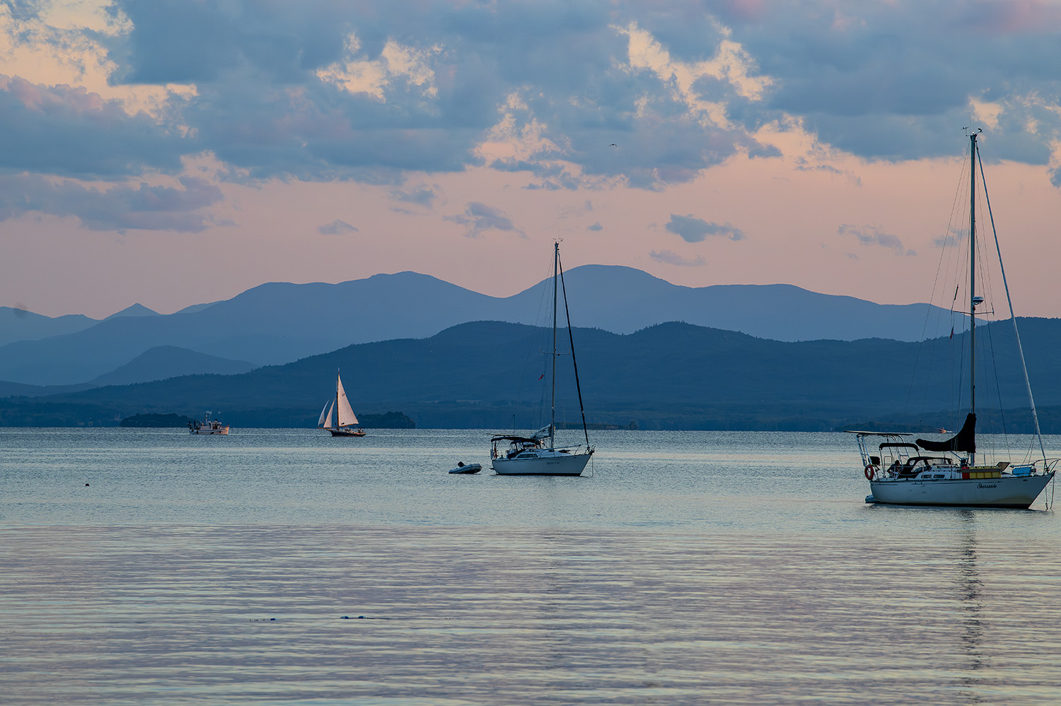 July Sunset, North Beach, Burlington, Vermont