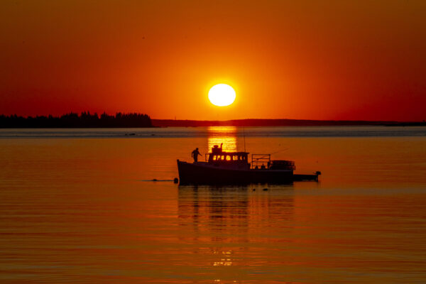 Sunrise Lobster Boat, Maine
