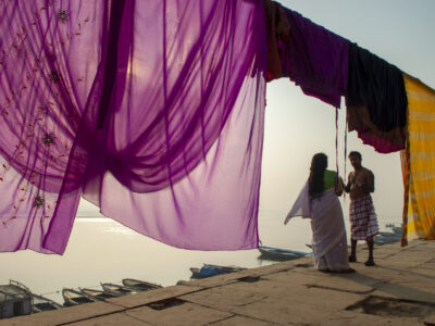 Laundry Conversation, Varanasi, India