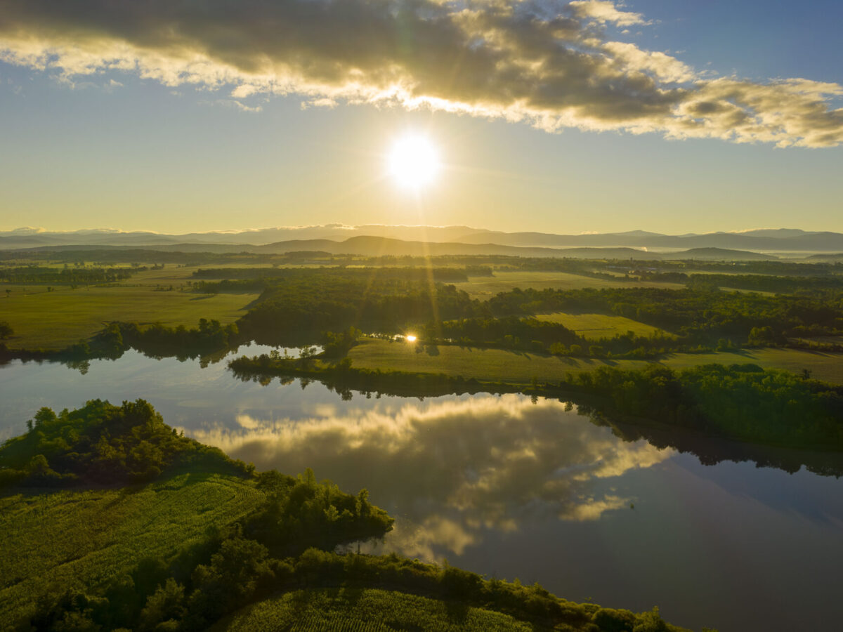 Dead Creek Sunrise, Addison, Vermont