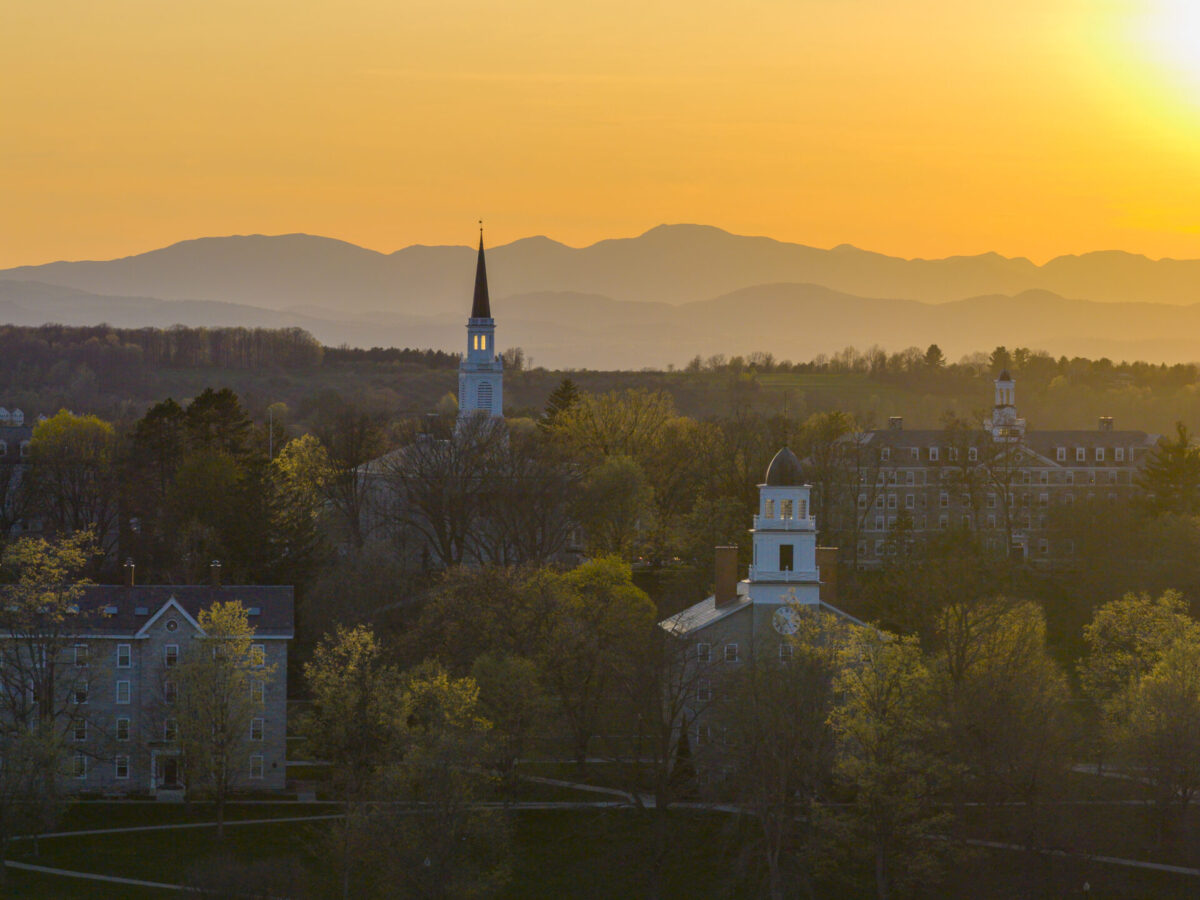 Middlebury College Sunset, Vermont