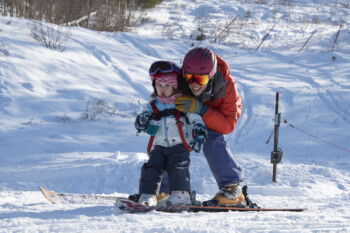 Ascutney Outdoors in Brownsville, Vermont offers a T bar for skiing, snowboarding, backcountry skiing and tubing. Ascutney Outdoors in Brownsville, Vermont offers a T bar for skiing, snowboarding, backcountry skiing and tubing.