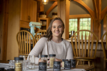 Martha Bruhl was the first manufacturer approved for a license in Vermont and is in the process of setting up a commercial kitchen space for her Fog Valley Farm bakery. Martha Bruhl was the first manufacturer approved for a license in Vermont and is in the process of setting up a commercial kitchen space for her Fog Valley Farm bakery.