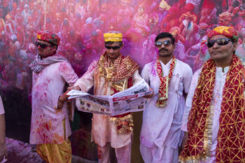 Holi Festival, Nandgaon, India. 2016 Holi Festival, Nandgaon, India. 2016