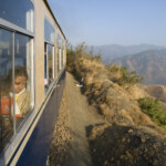 Riding the Shimla Railway, India. 2003.