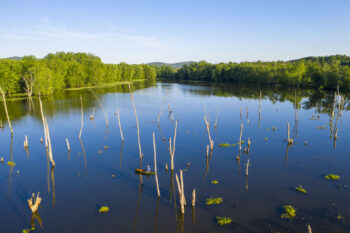 Canoeing on Otter Creek in Brandon, Vermont.