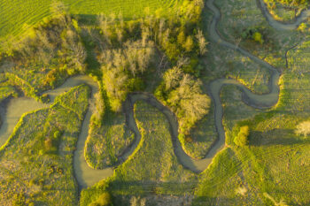 Meandering Creek in New Haven, Vermont Meandering Creek in New Haven, Vermont