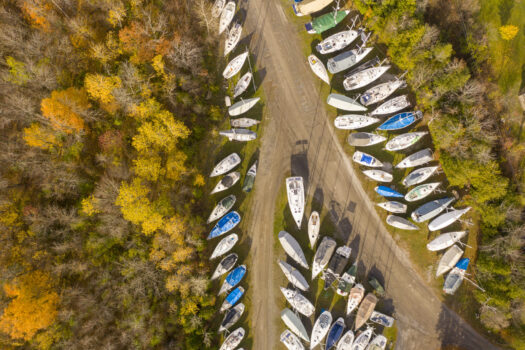 Marina in Fall, North Hero, Vermont