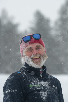 Chris Casey of Woodbury, Vt. skiing at the Craftsbury Outdoor Center. Cross-country skiing on the Highland Lodge Trail between Highland Lodge in Craftsbury and The Highland Lodge in Greensboro, Vt. (Caleb Kenna for The New York Times)
