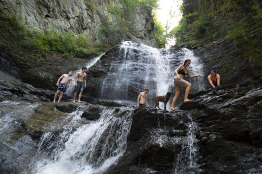 Moss Glen Falls in Stowe, Vermont. Caleb Kenna for The New York Times